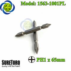 Mũi vặn vít 2 đầu PH1 Suretorq 1563-1001 PL màu xám dài 65mm (2mũi)