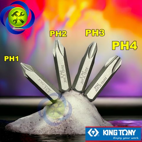 Mũi vít đóng bake Kingtony 1836 ( PH1 , PH2 , PH3 , PH4 ) dài 36mm