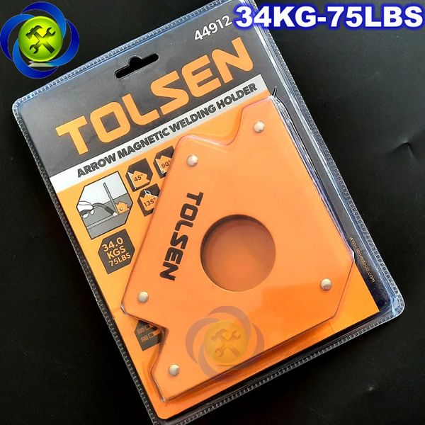 Nam châm ha n go c vuông Tolsen 44912 -34.0kgs-75LBS