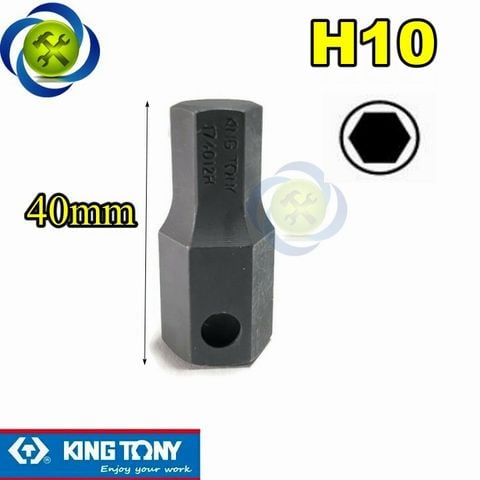 Mũi lục giác 10mm Kingtony 174010H loại gắn tuýp 3/4 609616M