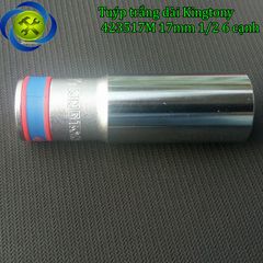 Tuýp trắng dài 17mm Kingtony 423517M 1/2 loại 6 cạnh