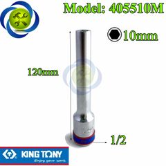 Tuýp 10mm dài 120mm loại 1/2 có 6 cạnh Kingtony 425510M