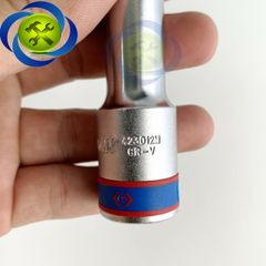 Tuýp 1/2 inch 12mm 12 cạnh màu trắng loại dài Kingtony 423012M