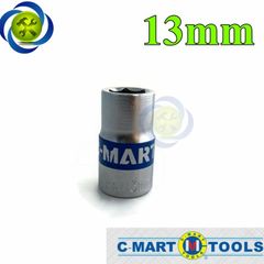 Tuýp 13mm C-Mart F0029A-6-13 loại ngắn xi mờ