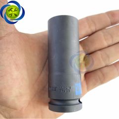 Tuýp 21mm 1/2 kingtony 493521M loại dài 6 cạnh màu đen