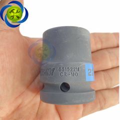 Tuýp 22mm 3/4 Kingtony 651522M loại ngắn 6 cạnh màu đen