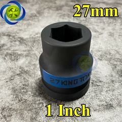 Tuýp 27mm 1 inch Kingtony 853527M loại ngắn 6 cạnh màu đen