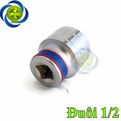 Tuýp 30mm 1/2 Kingtony 433030M 12 cạnh màu trắng dài 44mm