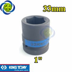 Tuýp 33mm loại 1 Inch ngắn màu đen 6 cạnh Kingtony 853533M