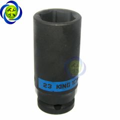 Tuýp đen dài 23mm Kingtony 443523 loại 1/2 6 cạnh