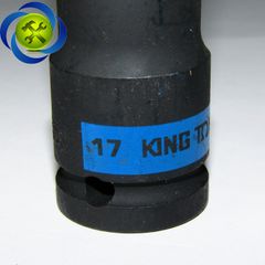 Tuýp đen dài 17mm Kingtony 443517 loại 1/2 6 cạnh