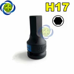 Tuýp đen lục giác 17mm Kingtony 405517 1/2