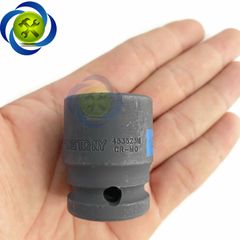 Tuýp đen ngắn Kingtony 453523M 23mm 1/2 6 cạnh