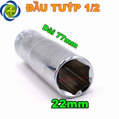 Tuýp trắng dài 22mm C-mart F0291-6-22 1/2