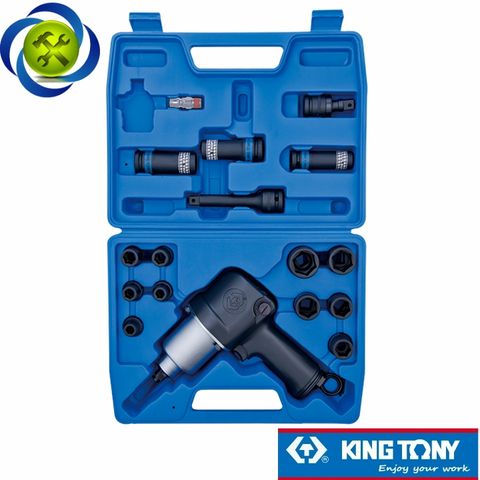 Bộ súng vặn bulong 1/2 kèm khẩu Kingtony 44116MP lực siết 678Nm