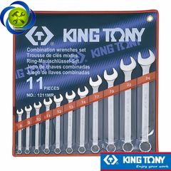Bộ cờ lê vòng miệng 11 chi tiết 8-24mm Kingtony 1211MR