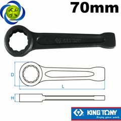 Cờ lê vòng đóng 70mm Kingtony 10B0-70 dài 325mm