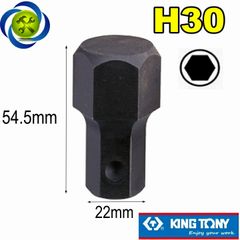 Mũi lục giác 30mm Kingtony 195430H loại gắn tuýp 3/4 609622M