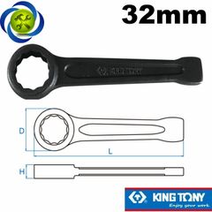 Cờ lê vòng đóng 32mm Kingtony 10B0-32 dài 190mm