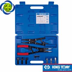 Bộ kìm mở phe Kingtony 45115PP 15 chi tiết 11 inch