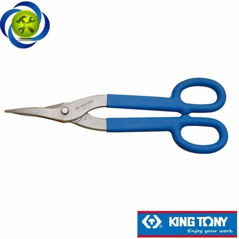 Kéo cắt tôn thẳng Kingtony 74610 cán xanh dài 254mm (tay quai)