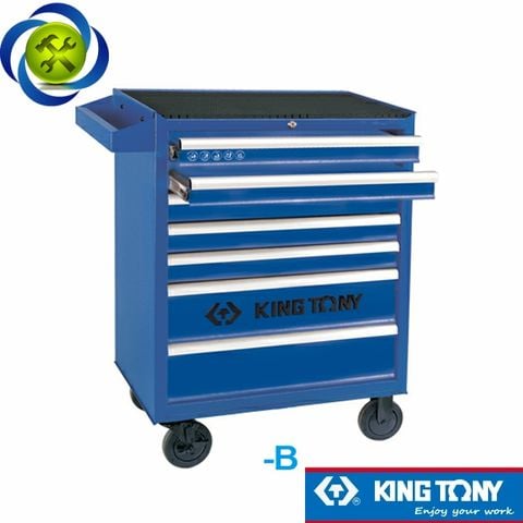 Tủ đựng đồ nghề 7 ngăn Kingtony 87434-7B-B màu xanh