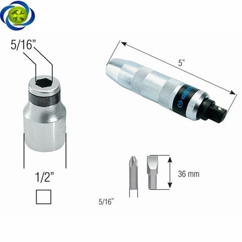 Bộ vít đóng KINGTONY 4112FR có 4 mũi đi kèm (tặng móc khoá)