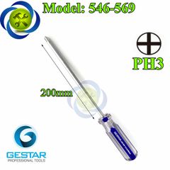 Vít bake PH3 dài 200mm Gestar 546-569 thân vít 8mm