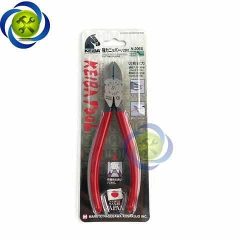 Kìm cắt Keiba N-206S Nhật Bản dài 150mm (1 lỗ)  loại 6 inch (Japan)