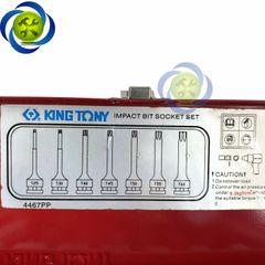 Bộ tuýp đầu lục giác sao Kingtony 4467PP loại 1/2 7 chi tiết (T25-T60)