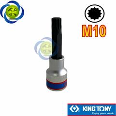 Đầu tuýp hình sao 12 cạnh M10 Kingtony 403610 dài 80mm loại 1/2