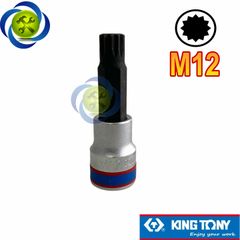 Đầu tuýp hình sao 12 cạnh M12 Kingtony 403612 dài 80mm loại 1/2