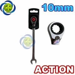 Cờ lê vòng miệng tự động Action 10mm có khóa gạt đảo chiều