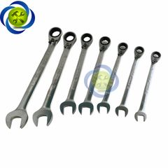 Bộ cờ lê vòng miệng tự động 7 chi tiết có khóa gạt Kingtony 12207MRN 10mm - 19mm