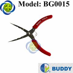 Kìm nhọn Buddy BG0015 loại 6inch cán đỏ mũi cong