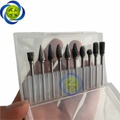 Bộ mũi doa hợp kim Đài Loan 10 chi tiết DOA-36-10 kích thước 3x6mm