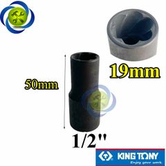 Tuýp mở ốc hư 19mm Kingtony 9TD40319M loại 1/2 dài 50mm