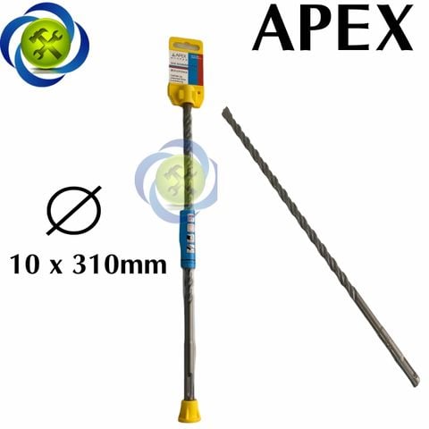 Mũi khoan bê tông 10mm APEX SDWV0510 10 x 310mm loại đầu gài