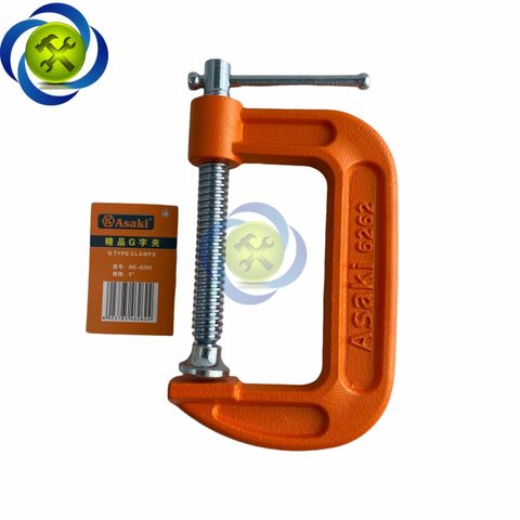 Cảo chữ C ASAKI AK-6262 loại 3 inch 75mm