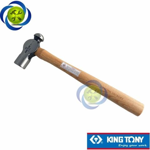 Búa đầu bi cán gỗ Kingtony 7811-12 đầu búa nặng 340gram