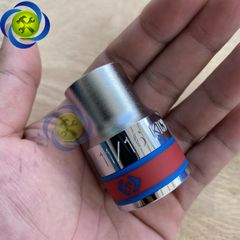 Tuýp 11/16 hệ inch 3/4 Kingtony 633022S loại ngắn 12 cạnh màu trắng 17.46mm