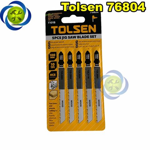 Lưỡi cưa lộng gỗ - nhựa Tolsen 76804 100mm, 10TPI màu bạc