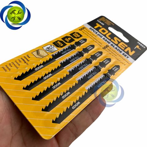 Lưỡi cưa lộng gỗ - nhựa Tolsen 76803 100mm, 6TPI màu đen