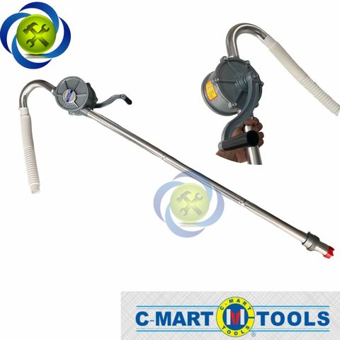 Cây bơm dầu quay tay C-Mart L0019-32 50/Lmin (ống hút lắp ghép)