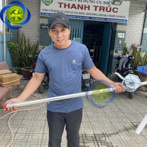 Cây bơm dầu quay tay C-Mart L0019-32 50/Lmin (ống hút lắp ghép)