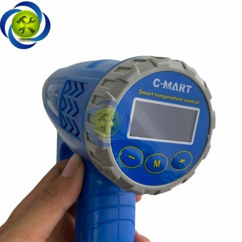 Máy thổi hơi nóng C-Mart C0185E 2000W màn hình hiển thị nhiệt độ