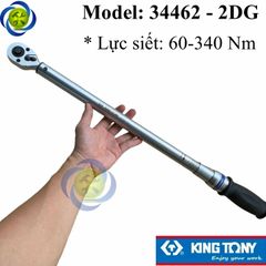 Cần siết lực 1/2 Kingtony 34462-2DG (60-340 Nm) dài 613mm