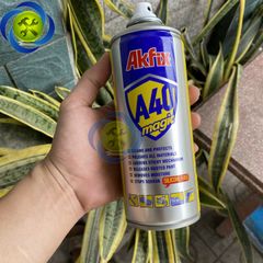 Chai xịt tẩy rỉ sét bôi trơn đa năng Akfix A40 magic 400ml