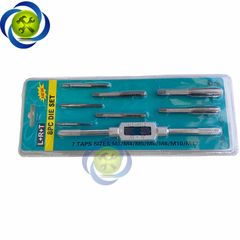 Bộ taro ren trong 8 chi tiết L+R+T (các mũi M3-M12)