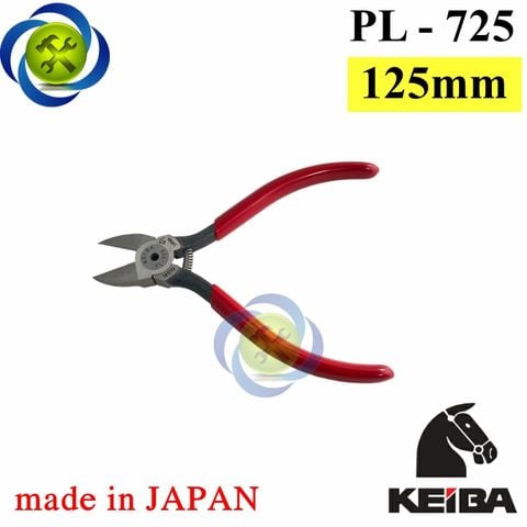 Kìm cắt nhựa 125mm Keiba PL-725 Nhật Bản